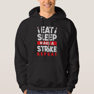 Sudadera Boliche Comer Dormir Hacer Un Golpe Repetir Bolich