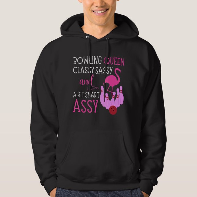 Sudadera Boliche Queen Classy Sassy y un tanto inteligente  (Anverso)