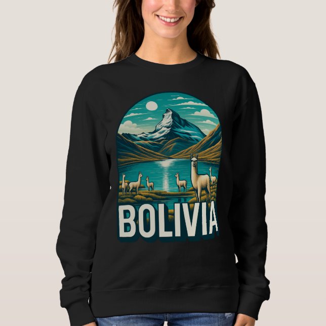 Sudadera Bolivia América del Sur (Anverso)