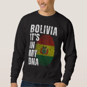 Sudadera Bolivia Está En Mi ADN Uniendo Hombres Mujeres Bol