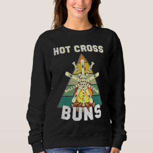 Sudadera Bollos Cruzados Y Tee De Instrumentos Musicales De