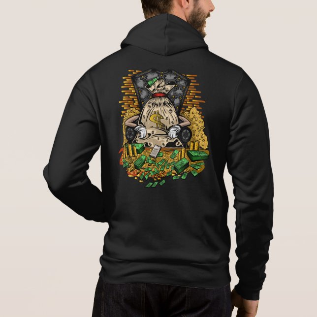 Sudadera Bolsa de dinero (Reverso)