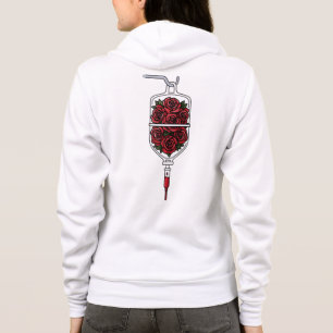 Sudadera Bolsa de IV Rosas Rojas – Símbolo de Amor y Pasión