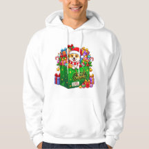 Bolsa de regalo de Navidad Corgi Alegria
