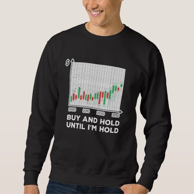 Sudadera Bolsa De Valores Dividendo Comprar Y Mantener Coti (Anverso)