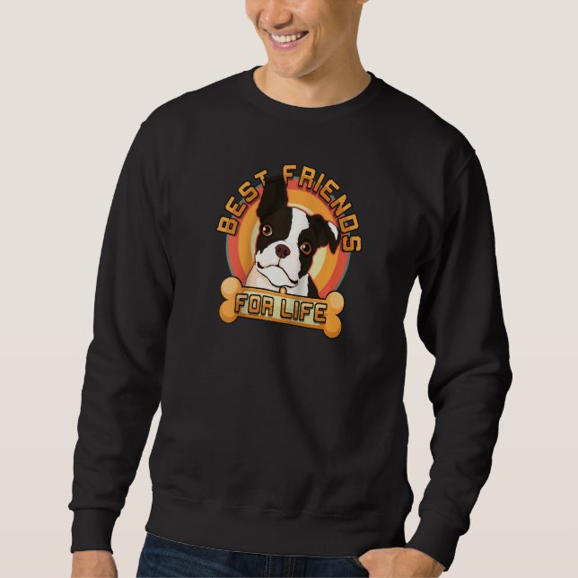 Sudadera Bolsa del dueño del perro de los mejores amigos de (Anverso)