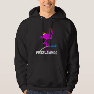 Sudadera Bomba de bomberos Flamingo Fireman Exotic Bird