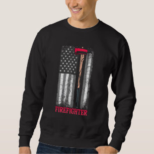 Sudadera Bombardeo de un patriota norteamericano de bandera