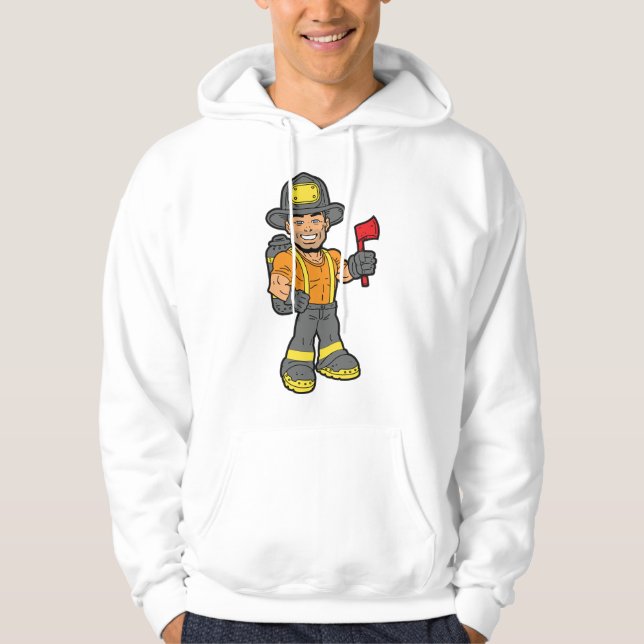 Sudadera Bombardero con hacha (Anverso)