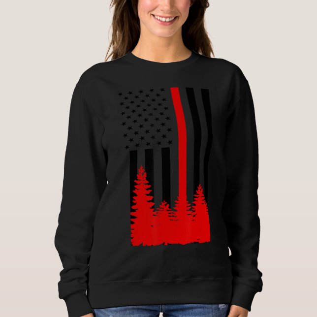 Sudadera Bombardero de bomberos de Windland Honor A delgado (Anverso)