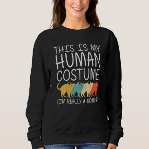 Sudadera Bombay Halloween Disfraces Humanos Feline Cat Easy