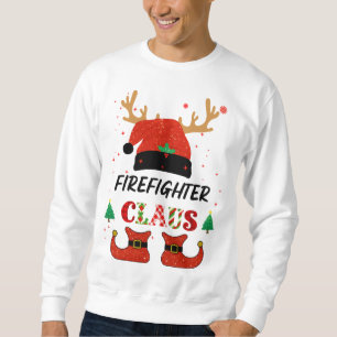 Sudadera Bombero Claus Familia Navidad Combinando