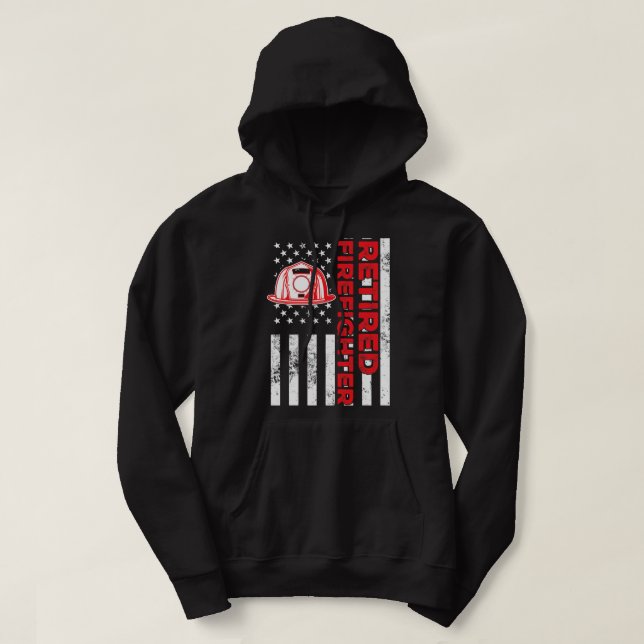 Sudadera Bombero de bombero jubilado bombero de Re (Diseño del anverso)
