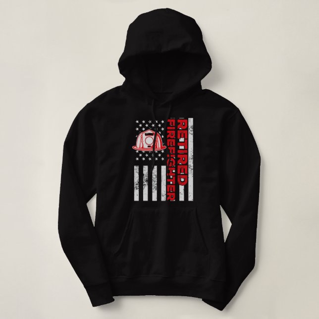 Sudadera Bombero de bombero jubilado bombero de Re (Diseño del anverso)