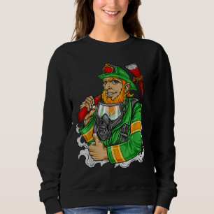 Sudadera Bombero del Día de San Patricio