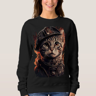 Sudadera Bombero Gato Gatito Gatito bombero bombero bombero