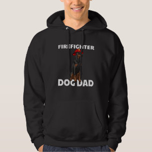 Sudadera Bombero Papá Perro Doberman Mamá Mujeres Perro Cac
