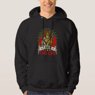 Sudadera Bombero Yo Elijo Esta Vida Para El Hombre De Fuego