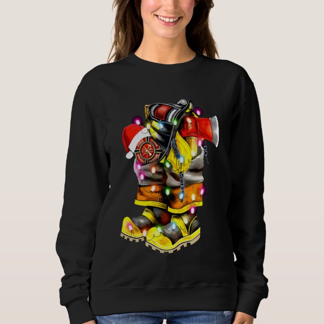 Sudadera Bomberos bomberos Navidades de zapatos ligeros nav (Anverso)