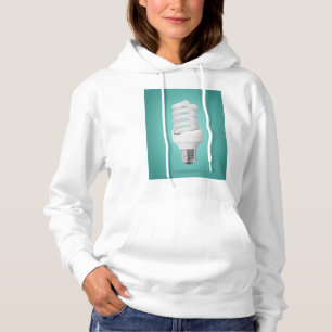 Sudadera Bombilla Fluorescente Compacta en Espiral Moderna