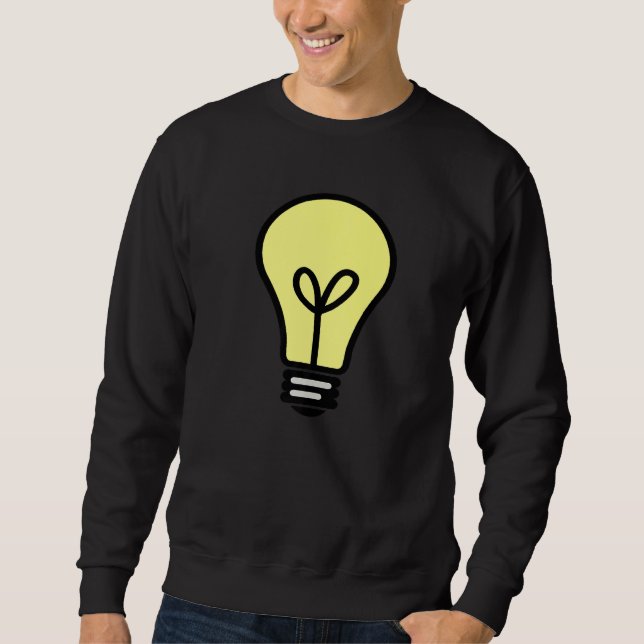 Sudadera Bombilla Idea (Anverso)