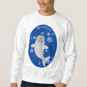 Sudadera Bombillas de narguile alegres, ilustracion persona
