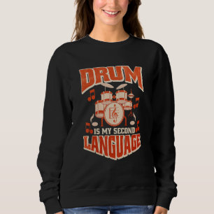 Sudadera Bombo de Set de Batería Kit de Baterista Cool 5