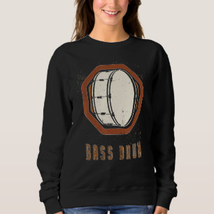 Sudadera Bombo Grave Vintage Retro Música Clásica Amor