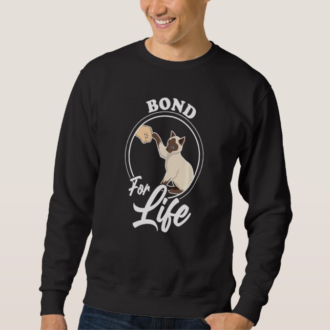 Sudadera Bond For Life Cat Dad (Anverso)