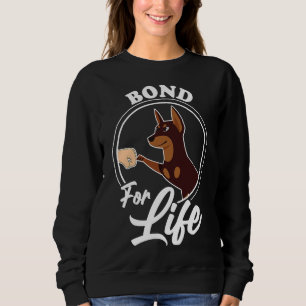Sudadera Bond Life Doberman Perros de perro Mascota activo