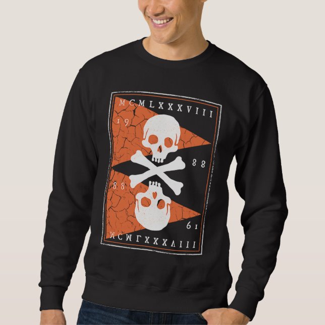 Sudadera Bones and Skulls Pirate  2 (Anverso)