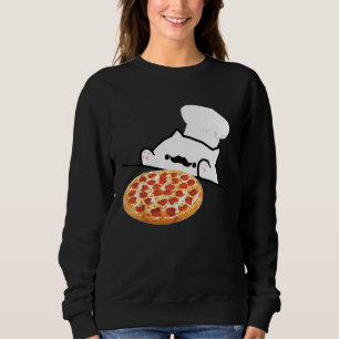 Sudadera Bongo Cat Pizza Chef Dank Memes