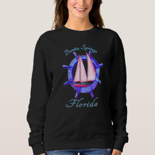 Sudadera Bonita Springs Florida Vacaciones de vela en barco
