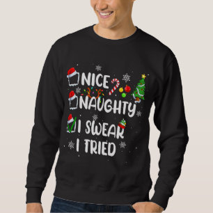 Sudadera Bonita traviesa. Juro que probé a Navidades Pajam