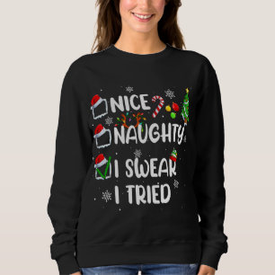 Sudadera Bonita traviesa. Juro que probé a Navidades Pajam