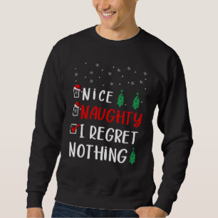 Sudadera Bonita traviesa, me arrepiento de nada Santa Navid