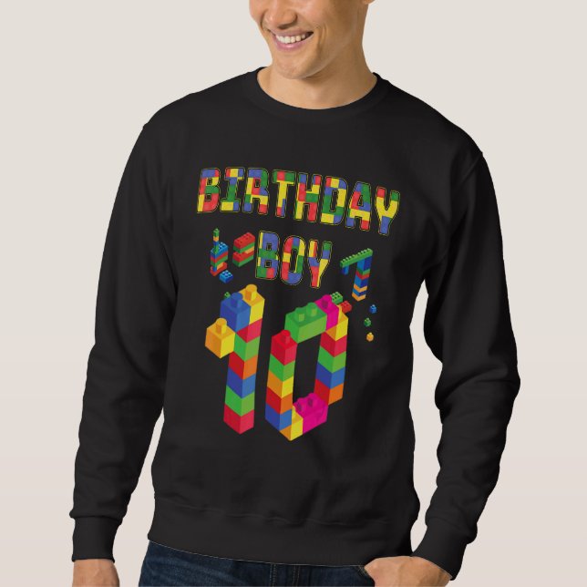 Sudadera Bonito 10 aniversario Edificio Bo de 10 años de an (Anverso)