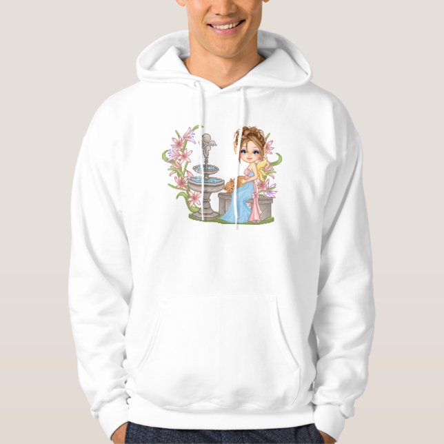 Sudadera Bonito Azul Faery Pixel Art (Anverso)