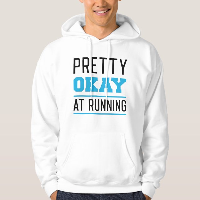 Sudadera Bonito Bien En Ejecución (Anverso)