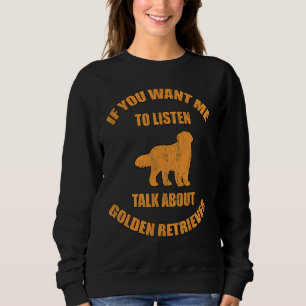 Sudadera Bonito Golden Retriever Love Say