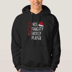 Sudadera Bonito jugador de hockey Navidades Xmas Santa H