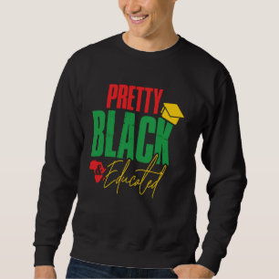 Sudadera Bonito Melanina negra y educada hombres mujeres ch