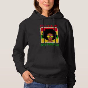 Sudadera Bonito Negra Y Africanos Fuertes Educados Reina G