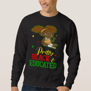 Sudadera Bonito Negra Y Educada Yo Soy El Africano Fuerte