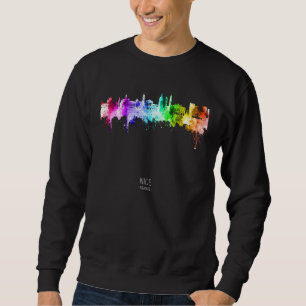 Sudadera Bonito paisaje urbano de Francia rascacielos
