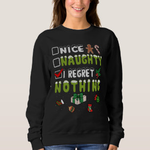 Sudadera Bonito Travieso No Me Arrepiento De Nada Santa Lis