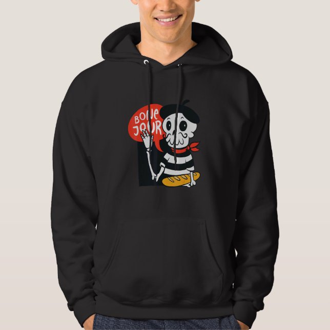 Sudadera Bonjourbone Jour France Skull (Anverso)