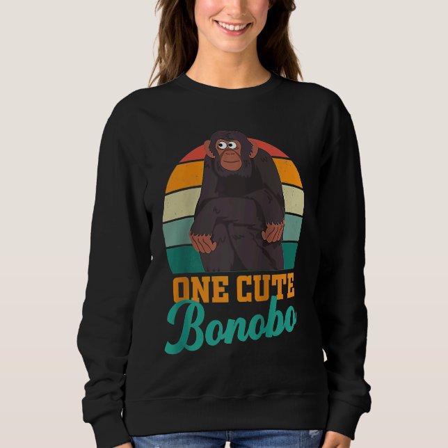 Sudadera Bonobo chimpanzee chimps World Bonobo Day  men wom (Anverso)