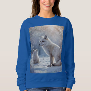 Sudadera "Bonos escardados: el zorro ártico y su cachorro"