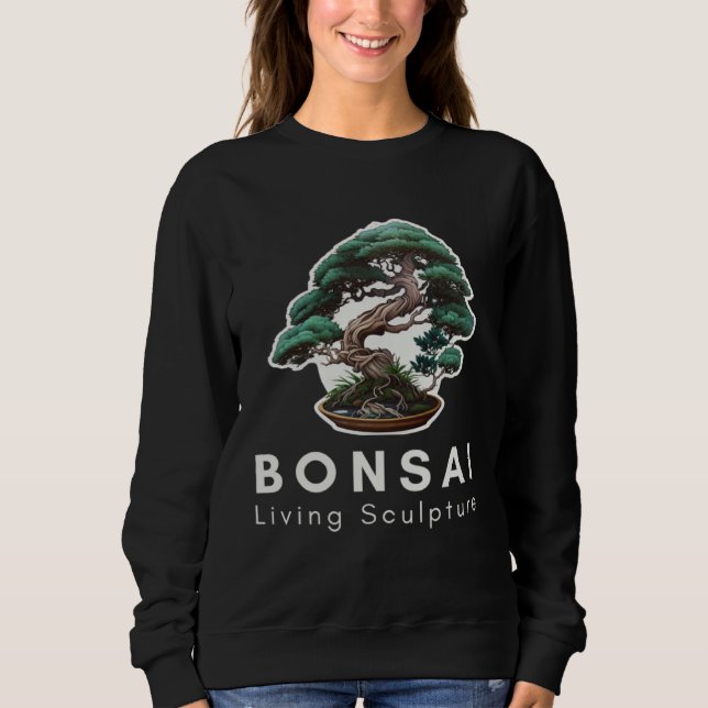 Sudadera Bonsai Tree Living Sculpture Enthusiast Gardening (Anverso)